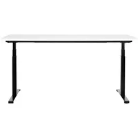 Bakker und Elkhuizen Schreibtisch WORK & MOVE, elektrisch höhenverstellbar, 65-126cm (H), 120x70cm (BxT), rechteckig, weiß / schwarz 8719274675846 Ba