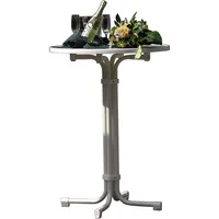 BEST Stehtisch Multiflex 110cm (H), Ø 70cm (BxT), rund, weiß / weiß 4043153054359 BEST