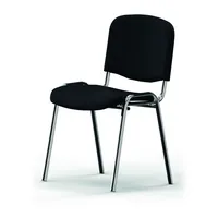 Nowy Styl Besucherstuhl ISO, schwarz / chrom, ohne Armlehnen, 4-Fuß-Gestell 5901747153286 Nowy Styl