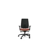 Dauphin Bürodrehstuhl Indeed mesh, schwarz/pink / graphitschwarz, mit Armlehnen, bis 150kg, ohne Kopfstütze 4260749142157 Dauphin