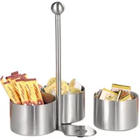 Esmeyer Servier-Set Boston silber Ø jeweils ca. 8,3 cm, 1 Set