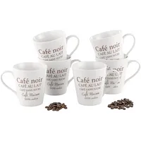 Esmeyer Kaffeetasse Fakt 250ml weiß Porzellan 4007796039081 Esmeyer 6 Stück