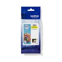 Brother Druckerpatrone LC424Y (kompatibel zu Brother LC-424Y), gelb, ca. 750 Seiten 4977766810470 Brother