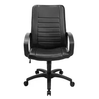 Topstar Chefsessel Premium Point 100, schwarz / schwarz, mit Armlehnen, bis 110kg, ohne Kopfstütze 4014296911830 Topstar
