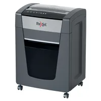 AKTION: Rexel Momentum P420+ Aktenvernichter mit Partikelschnitt P-4, 4 x 35 mm, bis 20 Blatt, grau mit 25 Euro CashBack