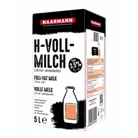 Naarmann H-Milch 542, 3,5% Fett, 5 Liter, in Bag-in-Box 4065400000544 Naarmann 5000 Milliliter