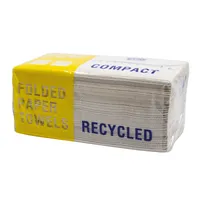 Soennecken Falthandtücher Economy 446023800, 22,5x22cm, 2-lagig, Zickzack (V-Falz), natur, Recyclingpapier 4003969130975 Soennecken 5000 Blatt