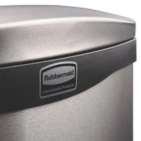 Edelstahl-Tretabfallsammler SLIM JIM® Volumen 90 l BxHxT 413 x 809 x 554 mm