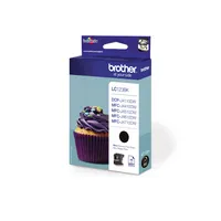 Brother Druckerpatrone LC123BK (kompatibel zu LC-123BK), schwarz, ca. 600 Seiten 4977766713894 Brother