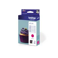 Brother Druckerpatrone LC123M (kompatibel zu LC-123M), magenta, ca. 600 Seiten 4977766713917 Brother
