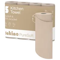 Wepa Küchenrolle PureSoft 175890 3-lagig softbeige Rolle à 64 Blatt 4000735356553 Wepa 4 Stück