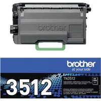 Brother Original Tonerkassette TN-3512 schwarz (für Brother HL-L6250DN, HL-L6300DW, HL-L6400DW,HL-L6400DWTT, DCP-L6600DW, MFC-L6900DW, MFC-L6800DW, MFC-L6800DWT), Extra (Súper) alto rendimiento