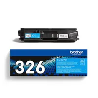 Brother Original Jumbo-Tonerkassette TN-326C cyan (für Brother DCP-L8400CDN, DCP-L8450CDW, HL-L8250CDN, HL-L8350CDW, MFC-L8650CDW, MFC-L8850CDW)