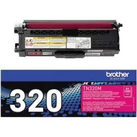 Brother Original Tonerkassette TN-320M magenta (für Brother HL-4140CN, HL-4570CDW, HL-4150CDN, HL-4570CDWT, DCP-9055CDN, DCP-9270CDN, MFC-9460CDN, MFC-9970CDW, MFC-9465CDN)