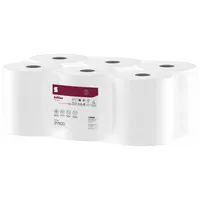 Wepa Rollenhandtücher Satino Prestige 317821, Außenabrollung, 2-lagig, hochweiß, Tissue 4000735323371 Wepa 6 Rolle