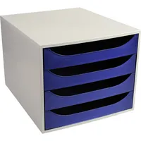 Exacompta Schubladenbox Ecobox 2286104D A4+ 4Schübe offen grbl 9002493423770 Exacompta