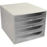 Exacompta Schubladenbox Ecobox 228323D A4+ 4Schübe offen grtr 9002493423787 Exacompta