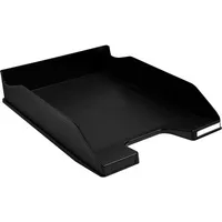 Exacompta Briefablage COMBO MIDI Office 11314D, A4 / C4, schwarz, Polystyrol stapelbar 9002493016323 Exacompta