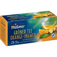 Messmer Tee 100279, Grüner Tee Orange-Ingwer, in Beuteln 4002221015128 Messmer 25 Stück
