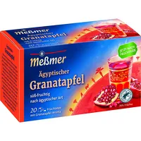 Messmer Tee Ländertee 105686, Ägyptischer Granatapfel, in Beuteln 4002221037984 Messmer 20 Stück