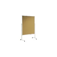 Hebel Moderationstafel Professional 63805-82, 120x150cm, Kork + Kork (beidseitig), pinnbar, mit Rollen, braun + braun 4002390024273 He