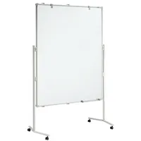 Maul Kombistellwand professionell, klappbar, 6380782, Tafel: 150x120cm (HxB), Textil + Whiteboard, Aluminiumrahmen 4002390043274 Maul