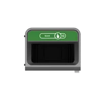 Rubbermaid Recyclingstation 2154778 125l Behältereinheit Glas gn 5407009500336 Rubbermaid