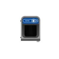 Rubbermaid Recyclingstation 2154767 57l Behältereinheit Papier bl 5407009500220 Rubbermaid