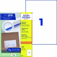 Avery Zweckform Universaletikett ultragrip 210 x 297 mm (B x H)