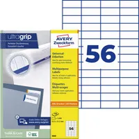Avery Zweckform Universaletikett ultragrip 52,5 x 21,2 mm (B x H)