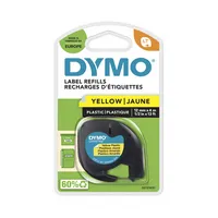 DYMO® Schriftbandkassette LT 12 mm x 4 m (B x L) Kunststoff, 100 % recycelt gelb
