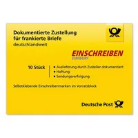 Briefmarke Einschreiben/Einwurf national