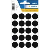 Herma Markierungspunkte Vario 1879, schwarz, Ø 19mm 4008705018791 Herma 100 Stück