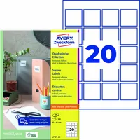 Avery Zweckform Universaletikett 45 x 45 mm (B x H)