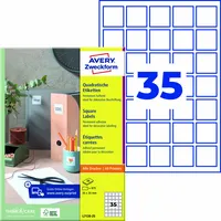 Avery Zweckform Universaletikett 35 x 35 mm (B x H)