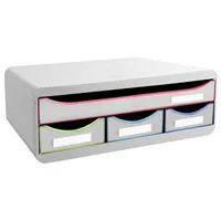 Exacompta Schubladenbox TOOLBOX MINI 319913D 4Schübe harlekinws 9002493430181 Exacompta