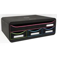 Exacompta Schubladenbox TOOLBOX MINI 319914D 4Schübe harlekinsw 9002493430174 Exacompta