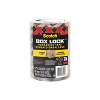Scotch Packband Box LockT 3950-RD, 48mm x 50m, transparent 0638060855003 Scotch 3 Stück