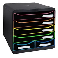 Exacompta Schubladenbox BIG BOX MAXI 312914D 6Schübe harlekinsw 9002492312914 Exacompta