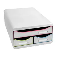 Exacompta Schubladenbox SMALL-BOX 311913D 3Schübe harlekinws 9002493424937 Exacompta