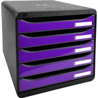 Exacompta Schubladenbox BIG-BOX PLUS 3097220D 5Sch. gloviolett 9002493423633 Exacompta