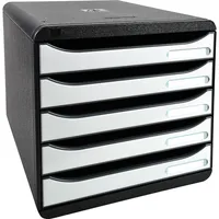 Exacompta Schubladenbox BIG-BOX PLUS 3097213D 5Sch. gloweiß 9002493423572 Exacompta