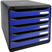 Exacompta Schubladenbox BIG-BOX PLUS 3097203D 5Sch. glokönigsblau 9002493423930 Exacompta