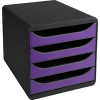 Exacompta Schubladenbox BIG-BOX Iderama 310720D 4Sch. violett 9002493422247 Exacompta