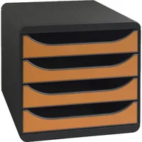 Exacompta Schubladenbox BIG-BOX Iderama 310788D 4Sch. orange 9002493420816 Exacompta