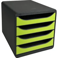 Exacompta Schubladenbox BIG-BOX Iderama 310725D 4Sch. anisgrün 9002493423213 Exacompta