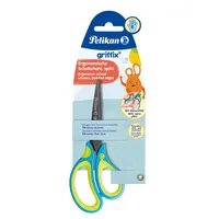 Pelikan Bastelschere griffix® asymmetrisch, gerade, Langauge 150 mm Neon Fresh Blue
