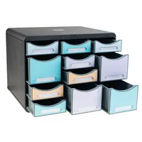 Exacompta Schubladenbox STORE-BOX MULTI 3132796D 11Schübe aquarel 9002498313274 Exacompta