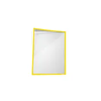 Ultradex Infotaschen magnetisch für A4 gelber Rahmen 4024158021652 Ultradex 5 Stück
