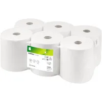 Wepa Rollenhandtücher Satino Comfort 317940, Außenabrollung, 2-lagig, hochweiß, Tissue 4000735330942 Wepa 6 Stück